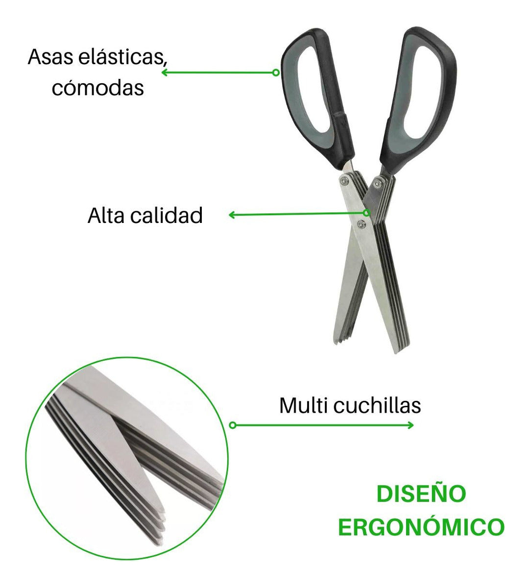 Hds, Tijeras Para Hierbas Multicuchillas