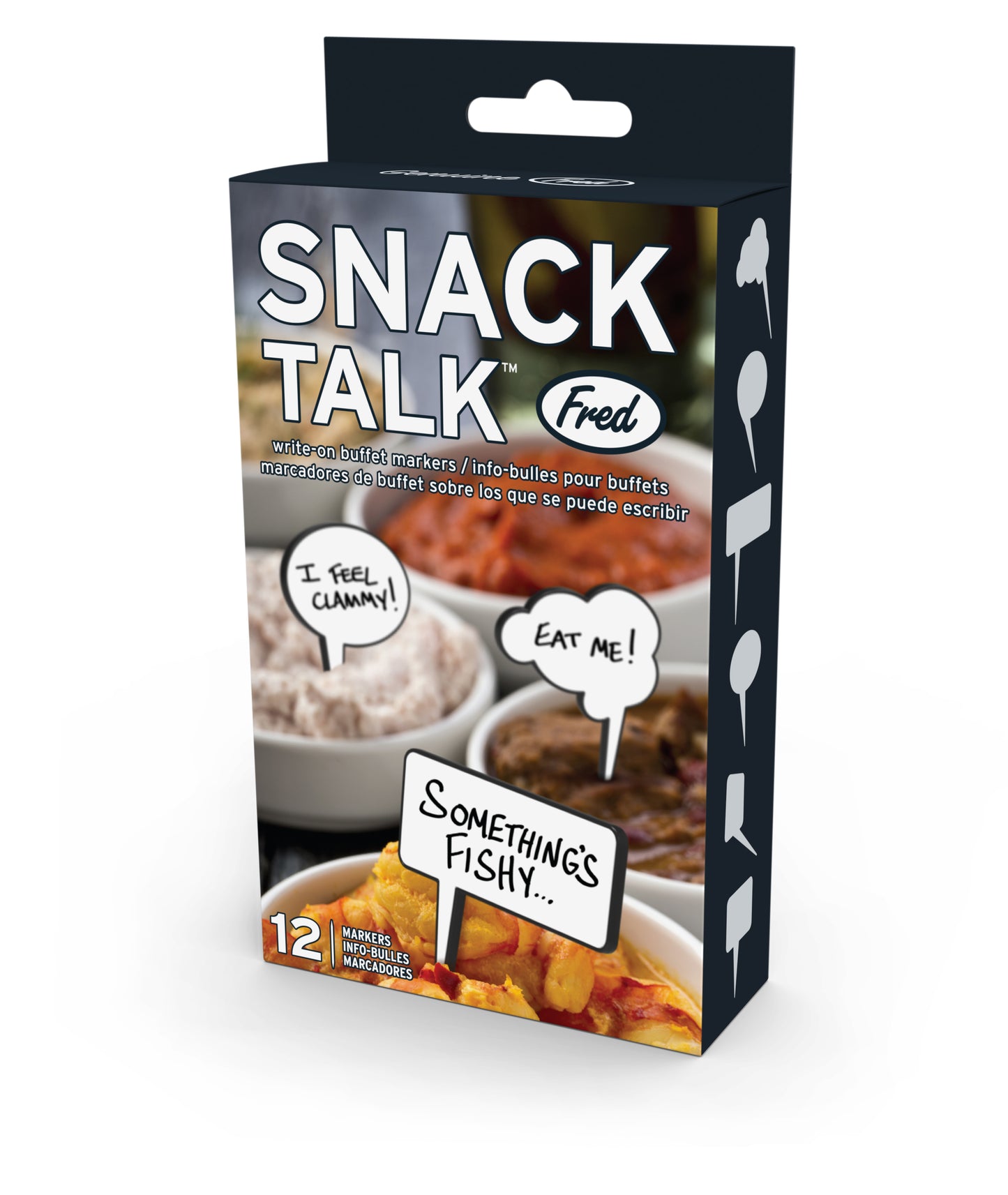 Marcadores para buffet Snak Talk 1 x 7 x 7 cm