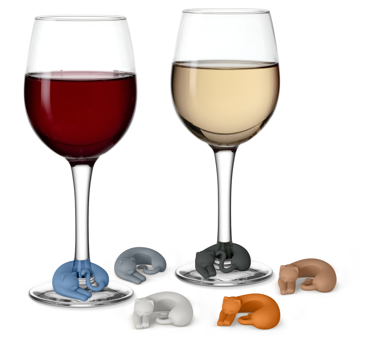 Marcadores para bebidas Wine Lives Cat 6 pzas