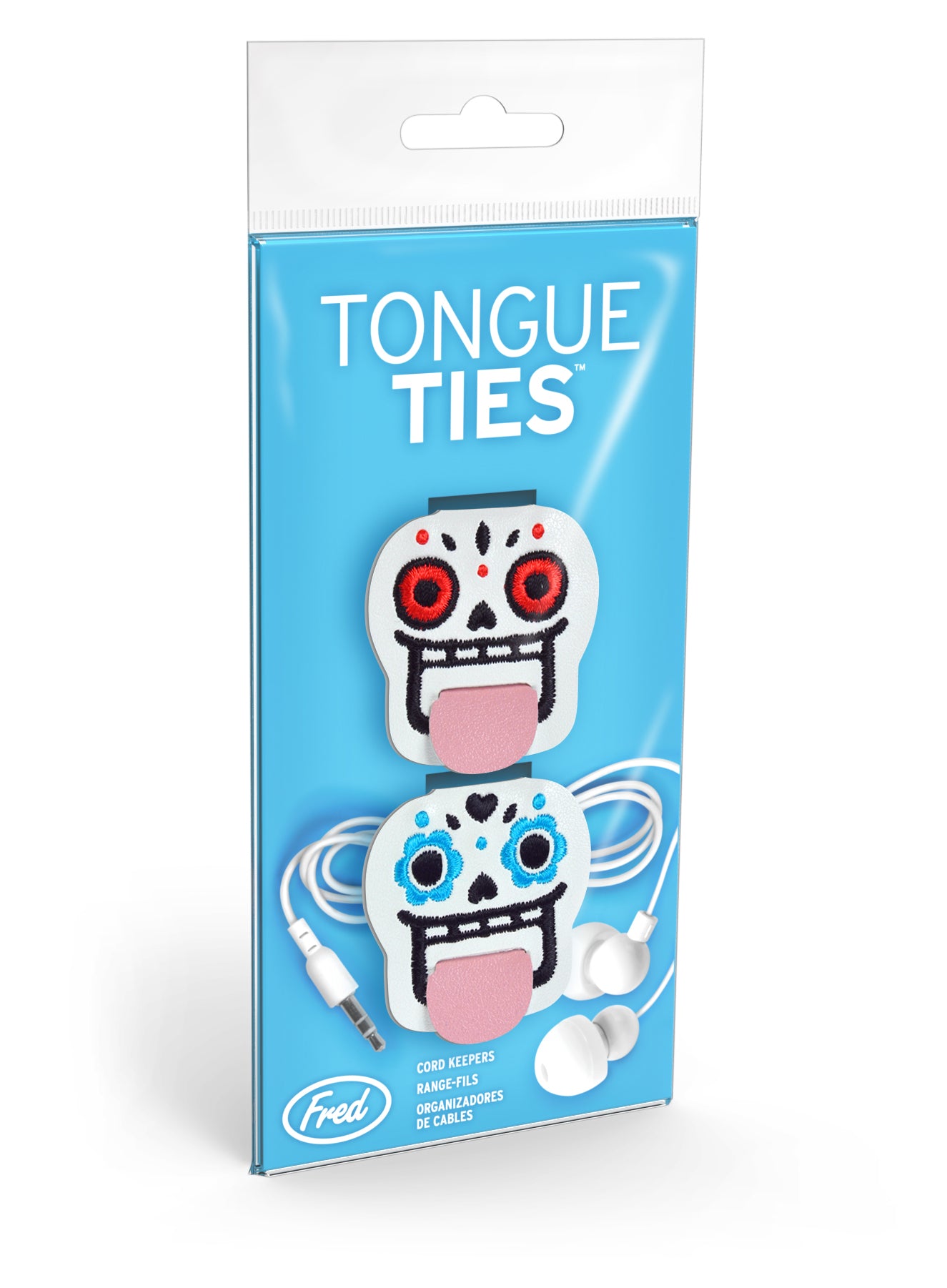 Sujetador de Cables Tongue Ties Blanco 2 pzas