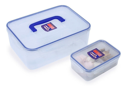 Set De 2 Toppers HermÃ©ticos De 3.2l Y  500 Ml